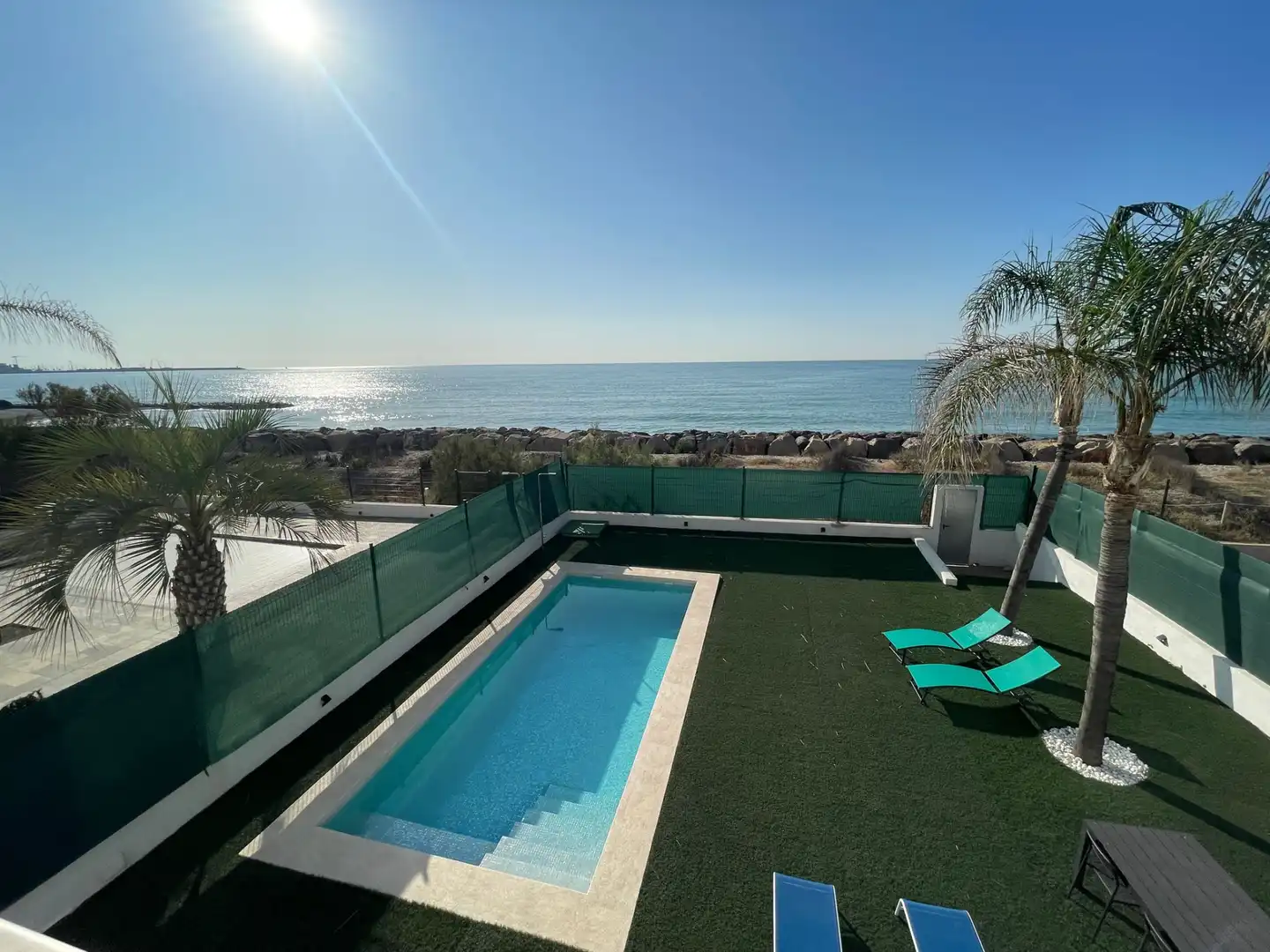 Piscina de Casa o chalet en venta en Burriana / Borriana con Aire acondicionado, Jardín privado y Trastero