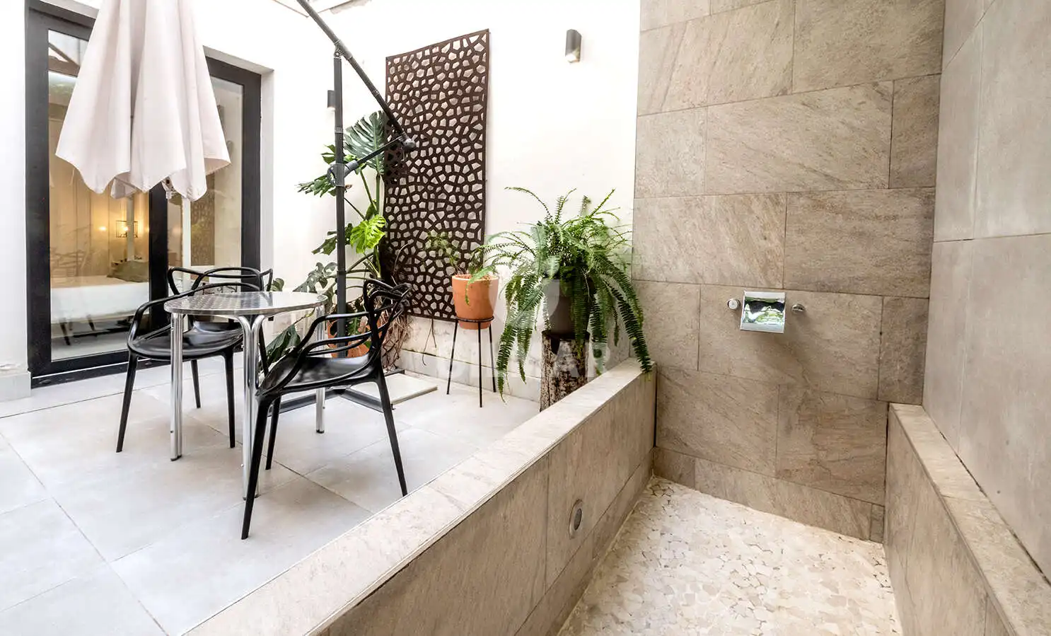 Terrace of Flat for sale in Sevilla  with Heating, Swimming Pool and Furnished