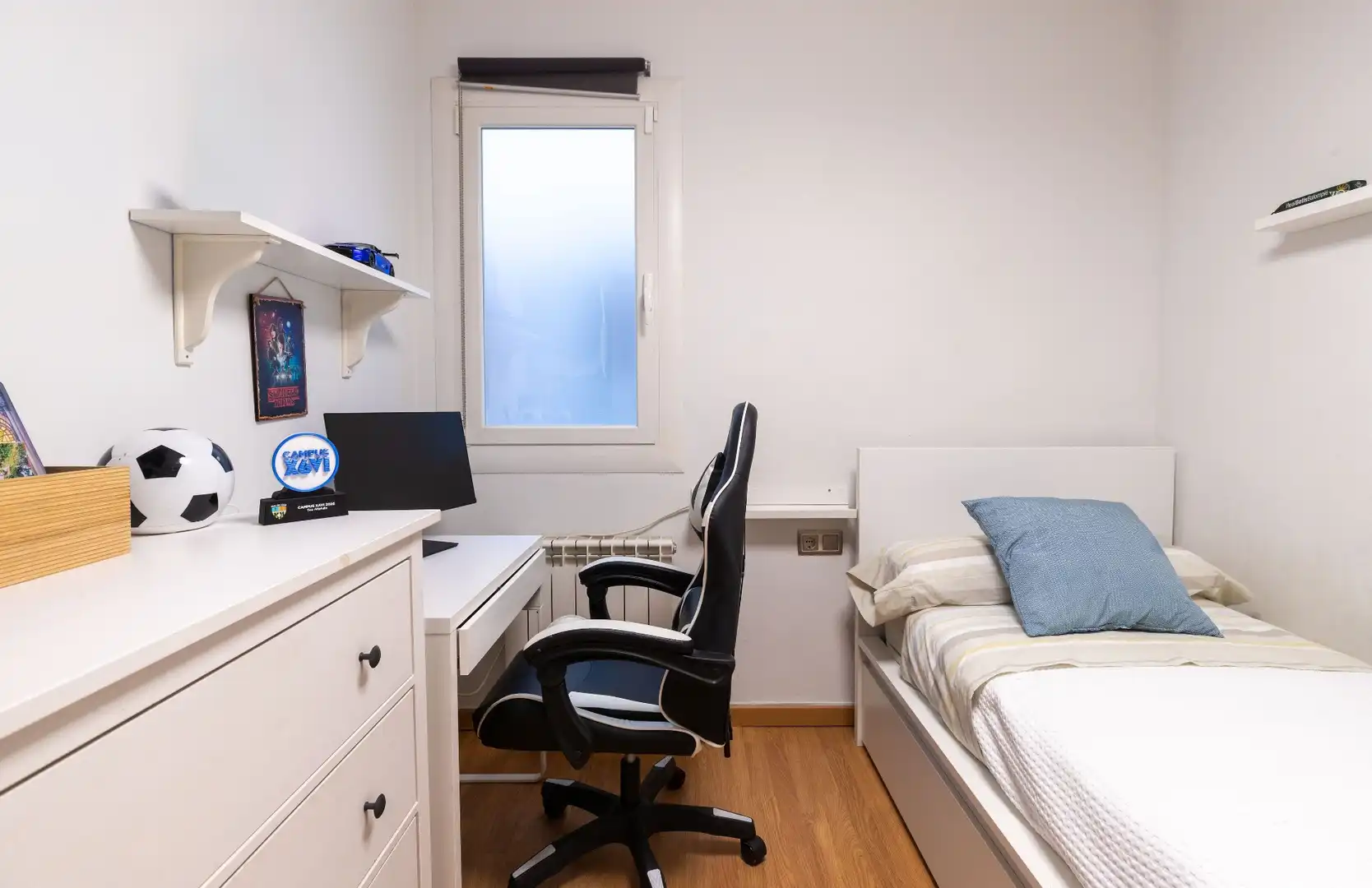 Schlafzimmer von Wohnung zum Verkauf in Sant Quirze del Vallès mit Klimaanlage, Heizung und Balkon
