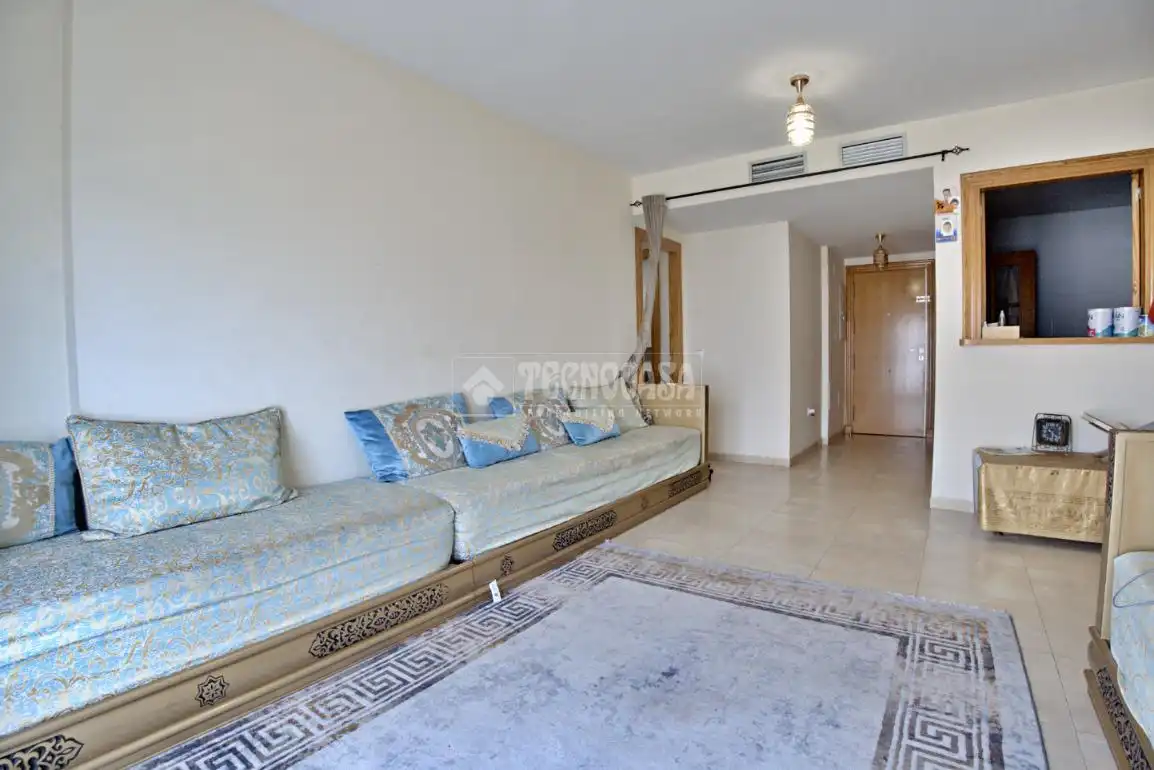 Sala de estar de Piso en venta en El Ejido con Aire acondicionado y Balcón