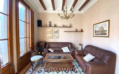 Living room of Flat for sale in  Barcelona Capital  with Terrace and Balcony