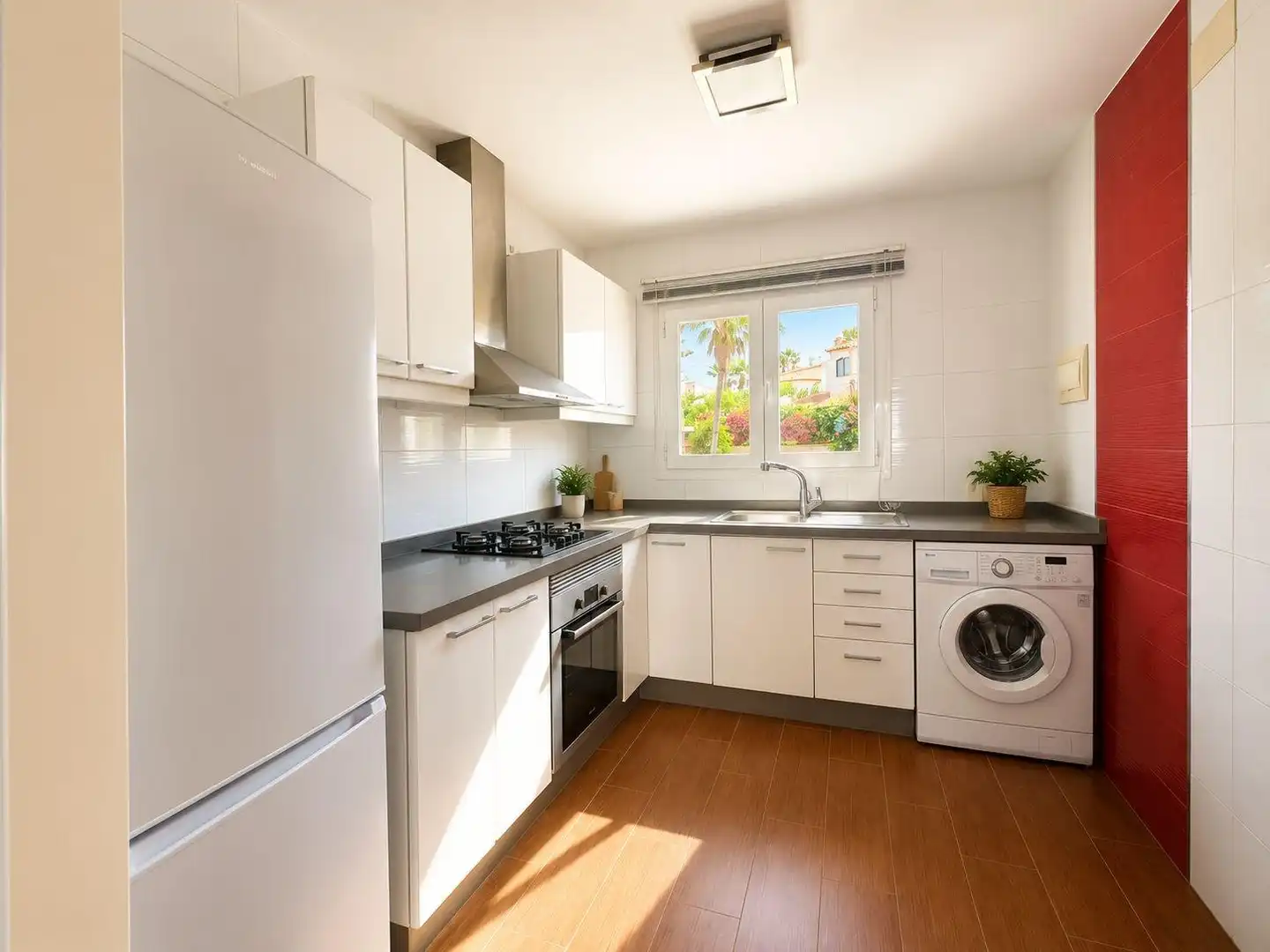 Kitchen of Houses for sale in Calpe / Calp  with Air Conditioner, Heating and Private garden