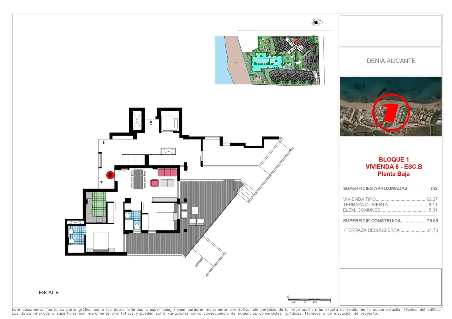 Apartament amb piscina en venda a Las Marinas / Les Marines, imagen 4