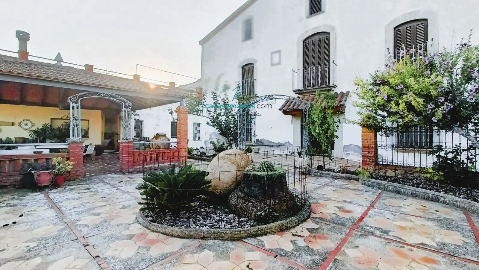 Jardín de Finca rústica de alquiler en Font-rubí con Aire acondicionado, Calefacción y Jardín privado