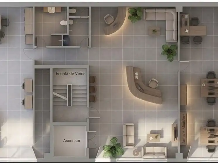 Oficina de lloguer en Fornells de la Selva amb Aire condicionat, Calefacció i Internet