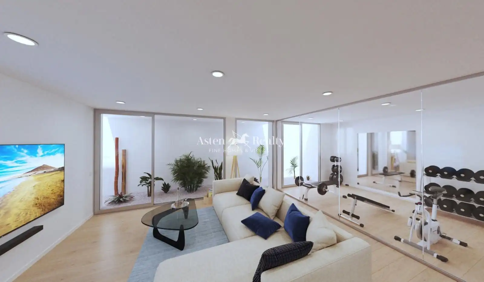 Living room of Houses for sale in Adeje  with Air Conditioner, Heating and Private garden