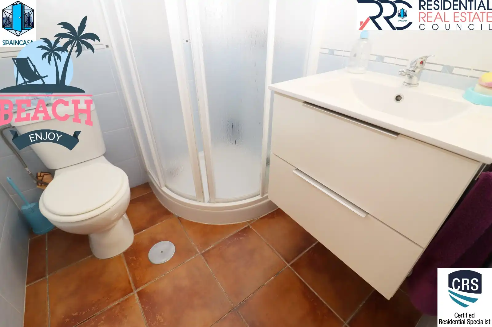 Baño de Casa adosada en venta en Cartaya con Alarma