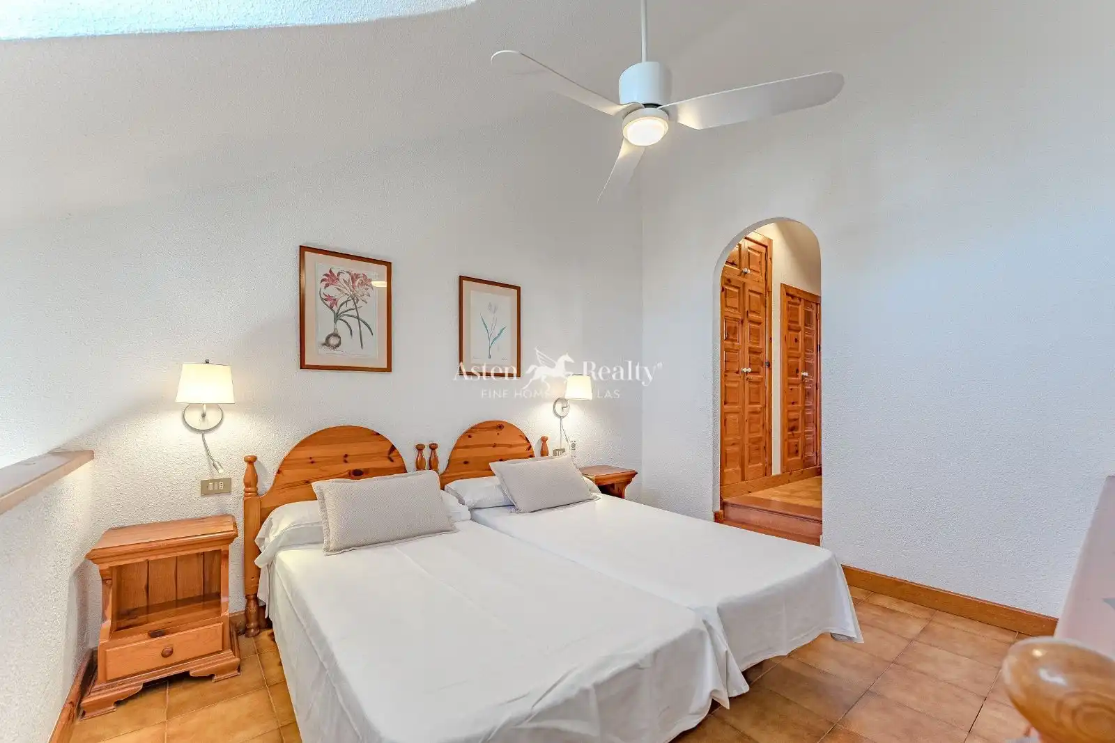 Schlafzimmer von Maisonette zum Verkauf in Arona mit Terrasse, Schwimmbad und Möbliert