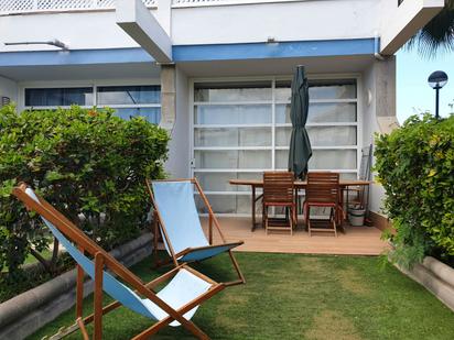 Terrace of Single-family semi-detached for sale in San Bartolomé de Tirajana  with Air Conditioner, Private garden and Terrace