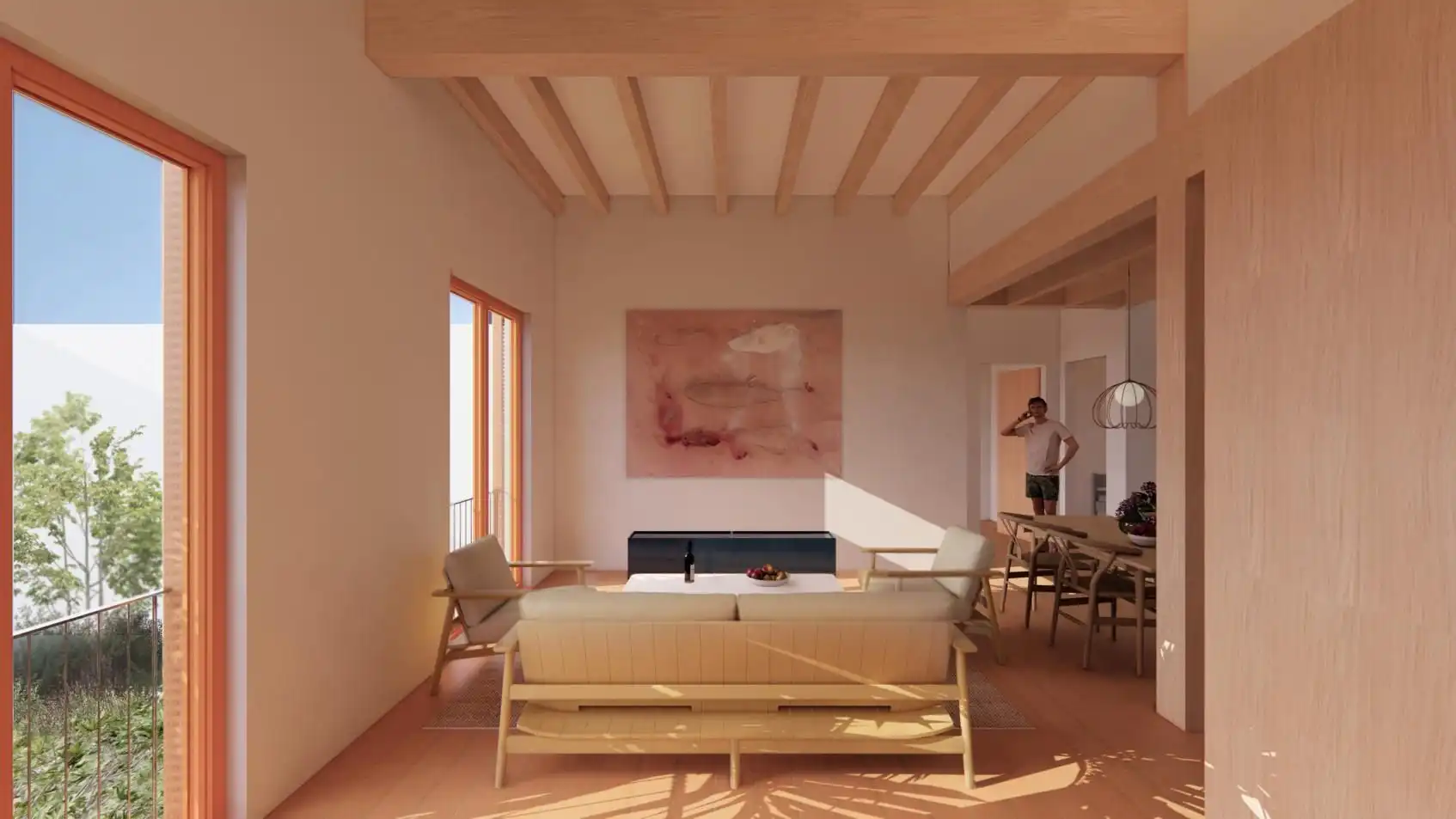Living room of Apartments for sale in Artà  with Air Conditioner, Private garden and Storage room