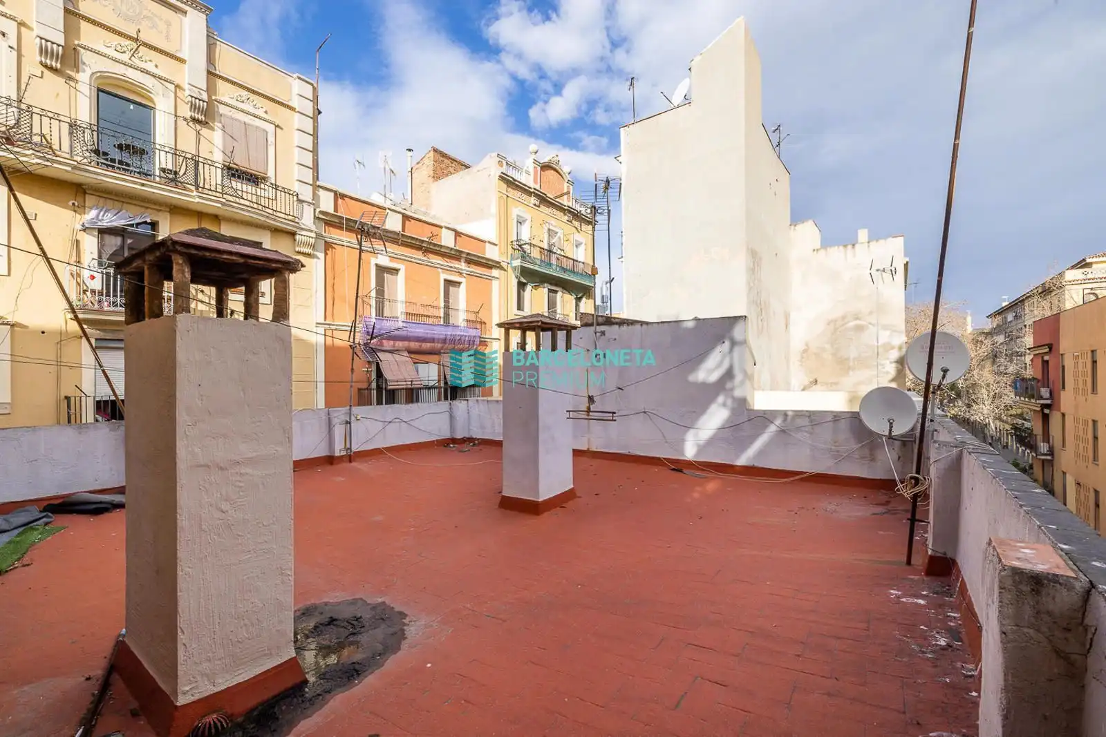 Terrasse von Wohnung zur Miete in Barcelona mit Möbliert und Alarm