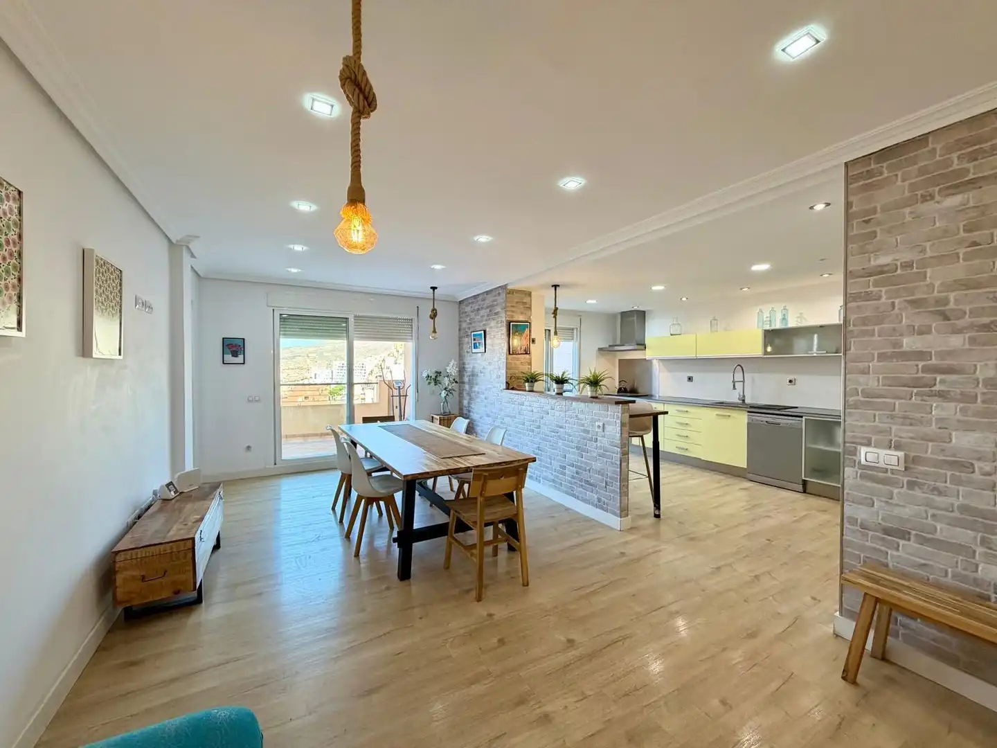 Cocina de Piso en venta en Roquetas de Mar con Aire acondicionado, Terraza y Amueblado