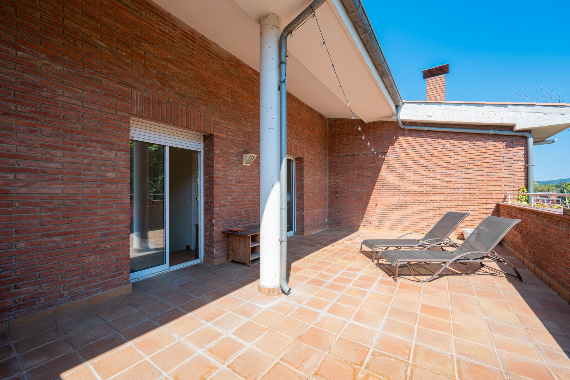 Terrassa de Casa adosada de lloguer en Sant Cugat del Vallès amb Jardí privat, Terrassa i Forn