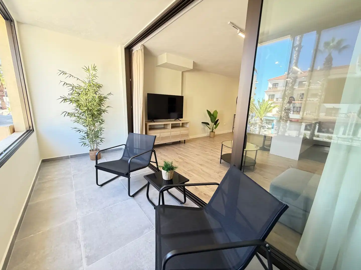 Terrasse von Wohnungen zur Miete in Puerto de la Cruz mit Terrasse, Möbliert und Gemeinschaftspool
