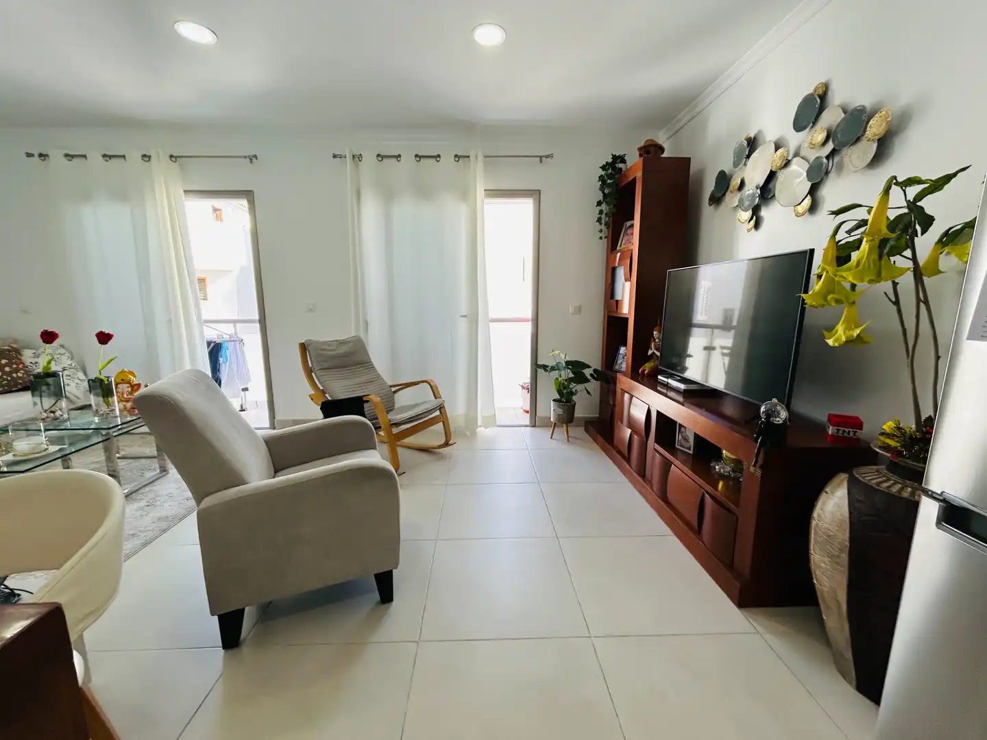 Sala de estar de Piso en venta en San Bartolomé de Tirajana con Aire acondicionado, Microondas y Balcón