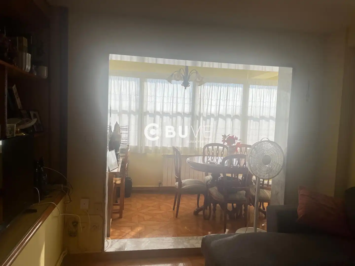 Dining room of Flat for sale in Ferrol  with Heating, Terrace and Furnished