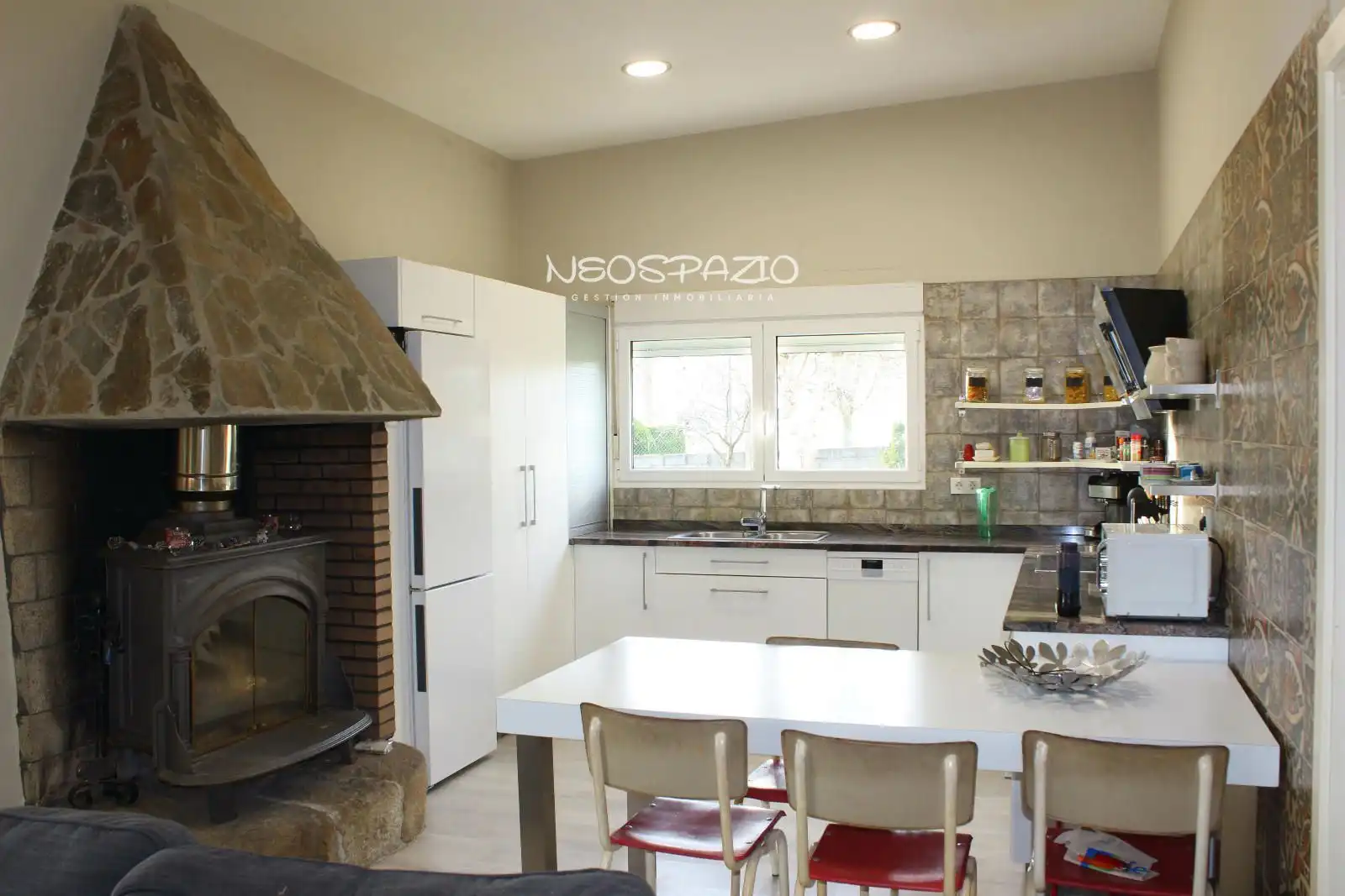 Cocina de Casa o chalet en venta en Lugo con Calefacción, Parquet y Trastero