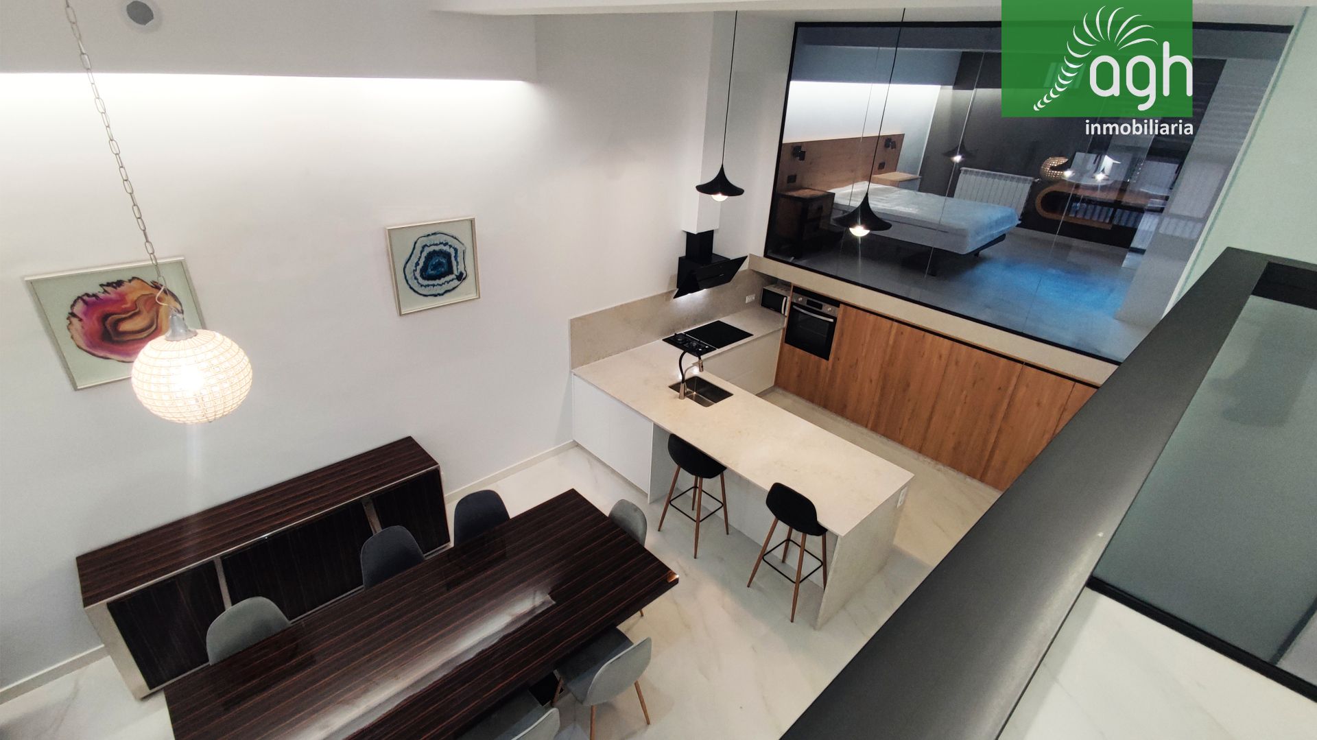 Kitchen of Loft to rent in A Coruña Capital   with Heating, Storage room and Furnished