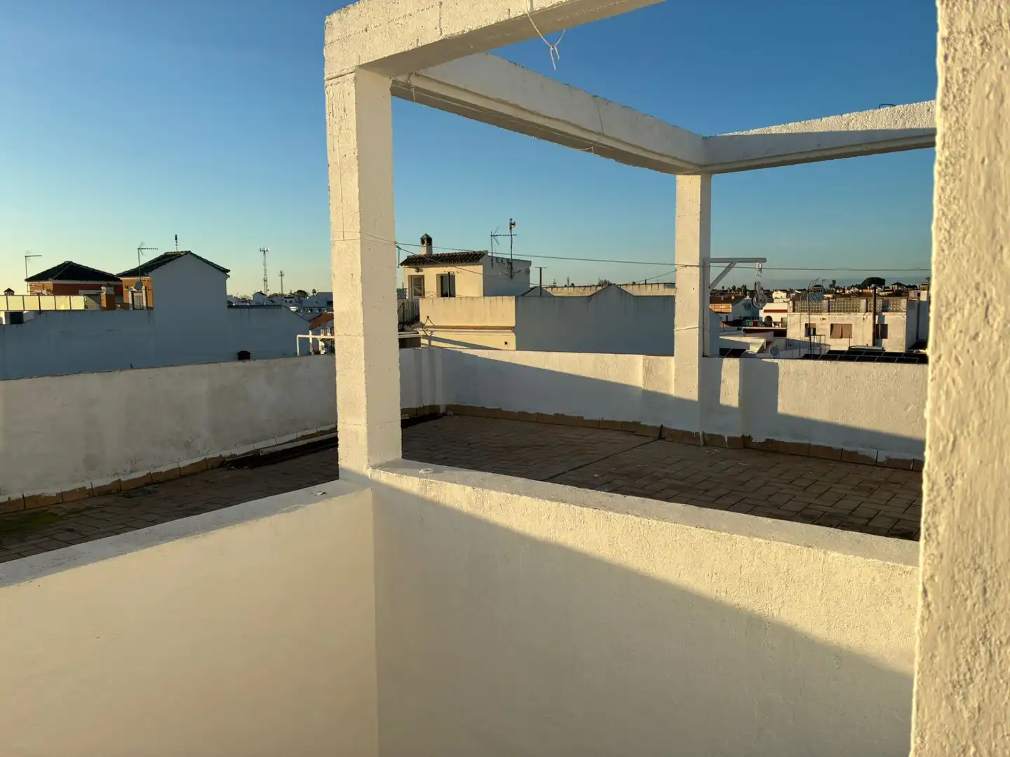 Terraza de Casa o chalet de alquiler en Bollullos de la Mitación con Horno, Lavadora y Balcón