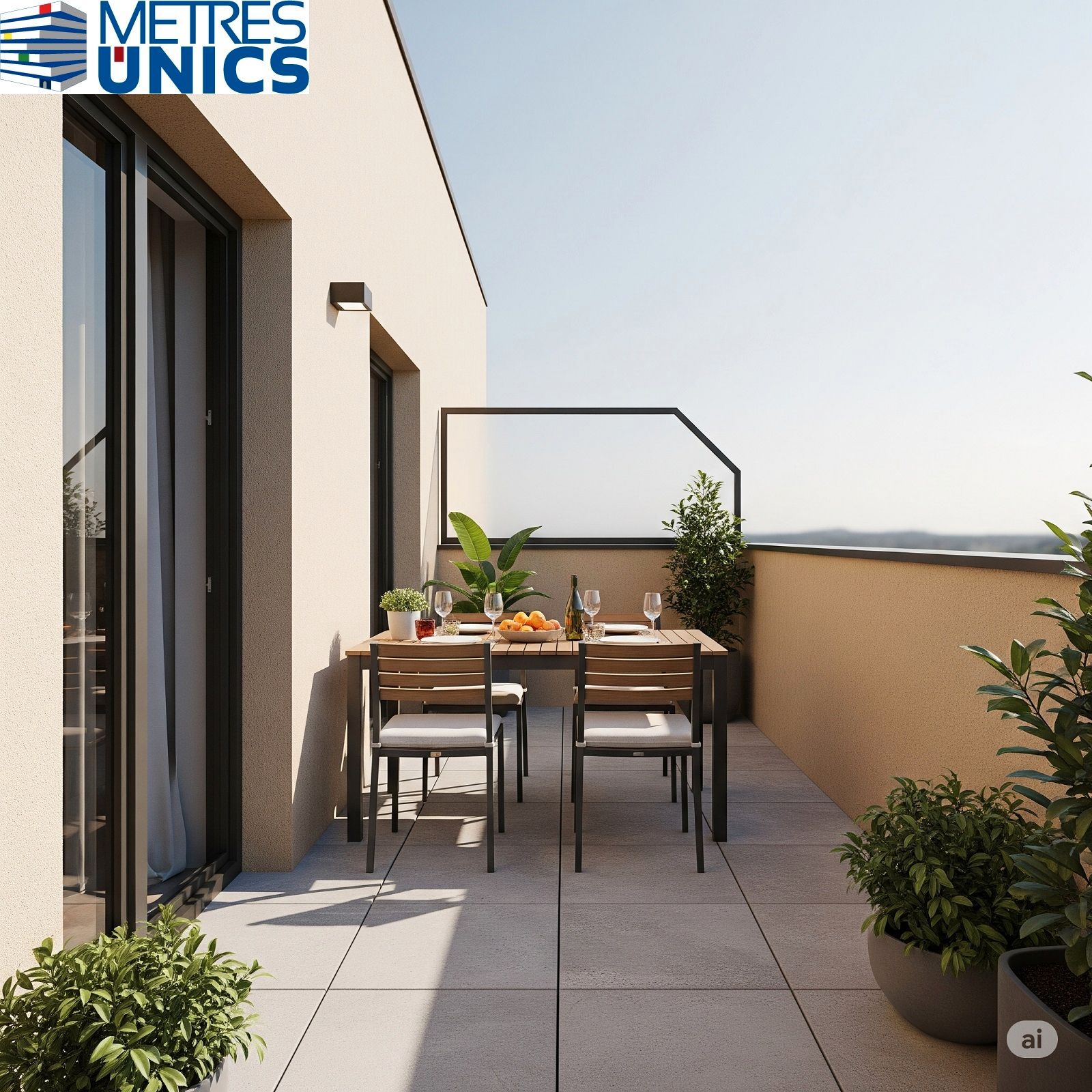 Terrace of Duplex for sale in Granollers  with Air Conditioner, Heating and Terrace