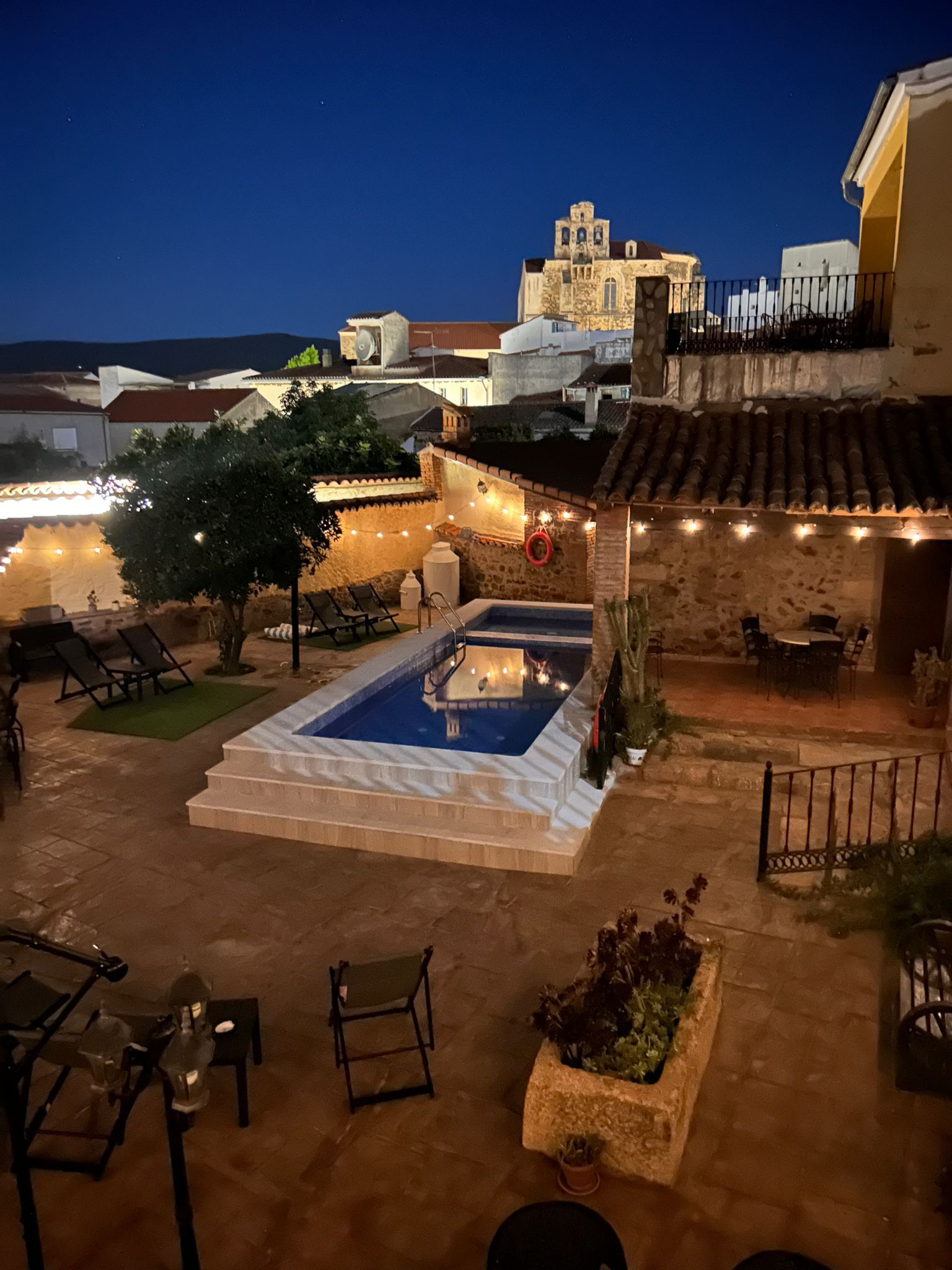 Swimming pool of Country house for sale in Logrosán  with Private garden, Swimming Pool and Furnished