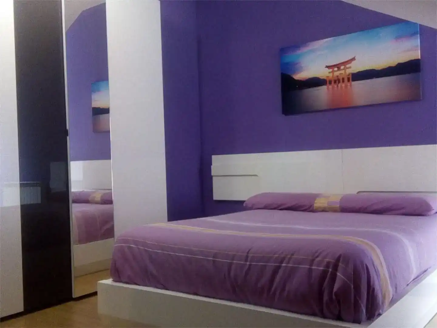 Schlafzimmer von Wohnung zur Miete in Torrelavega  mit Balkon