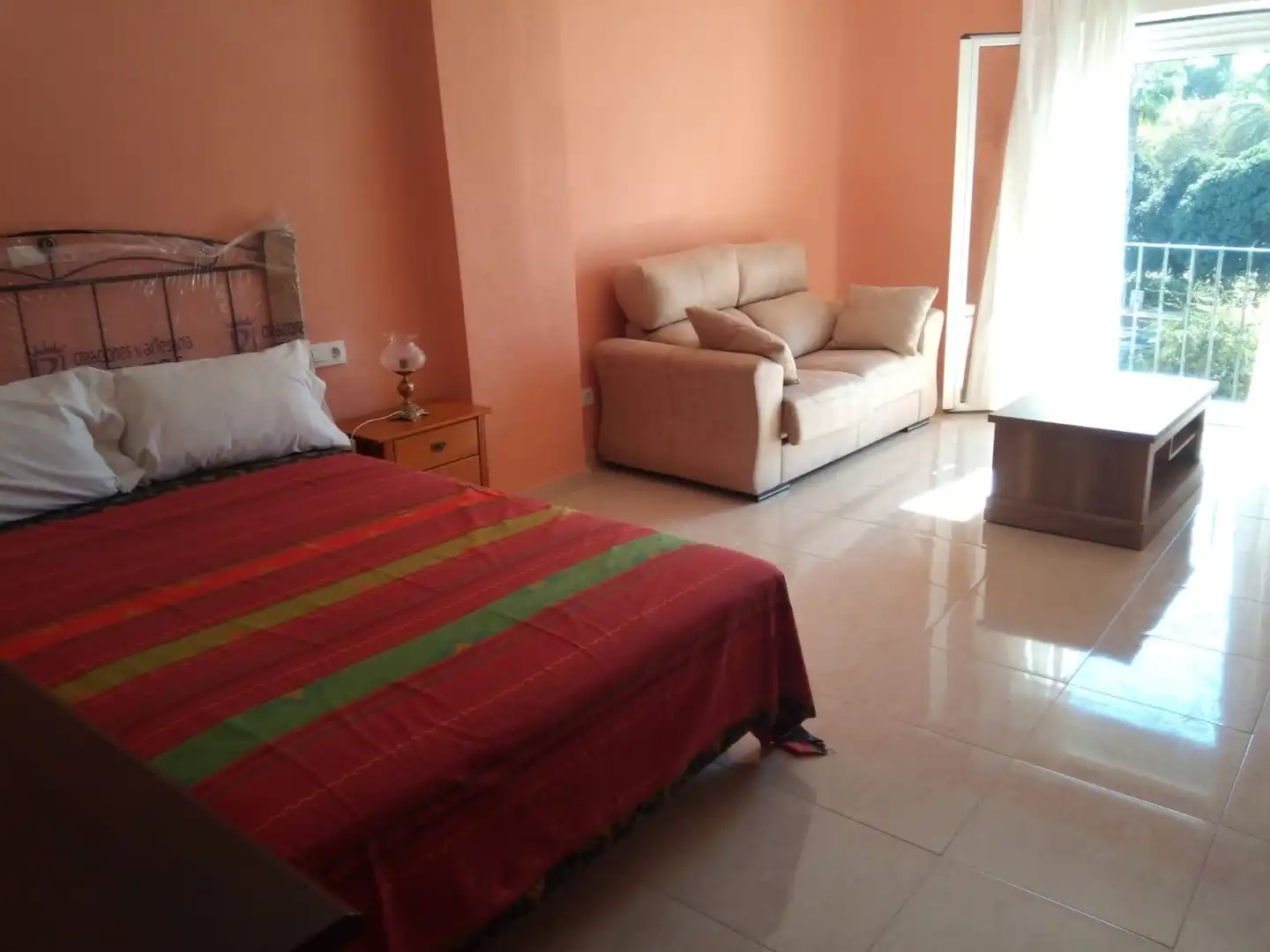 Schlafzimmer von Wohnung zur Miete in Murcia mit Klimaanlage, Heizung und Möbliert