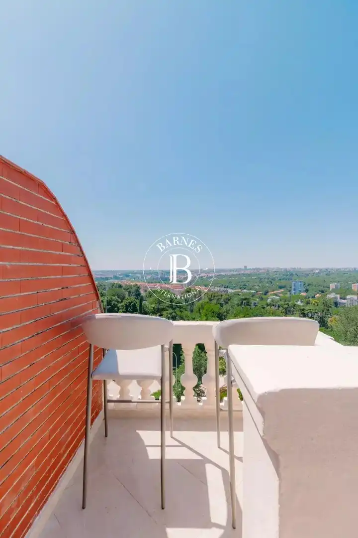 Balcony of Flat for rent in Madrid  with Air Conditioner, Heating and Terrace