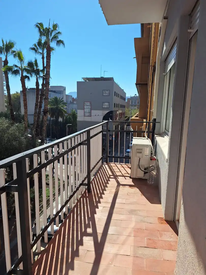 Balcony of Flat for rent in Murcia  with Air Conditioner, Heating and Furnished