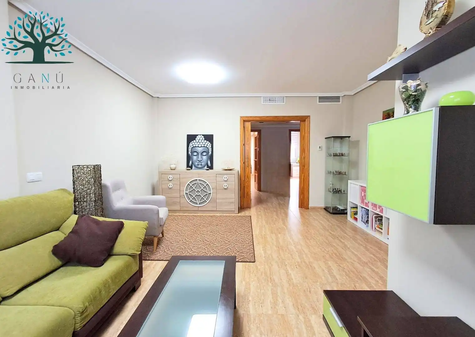 Sala de estar de Dúplex en venta en Mazarrón con Terraza, Trastero y Amueblado