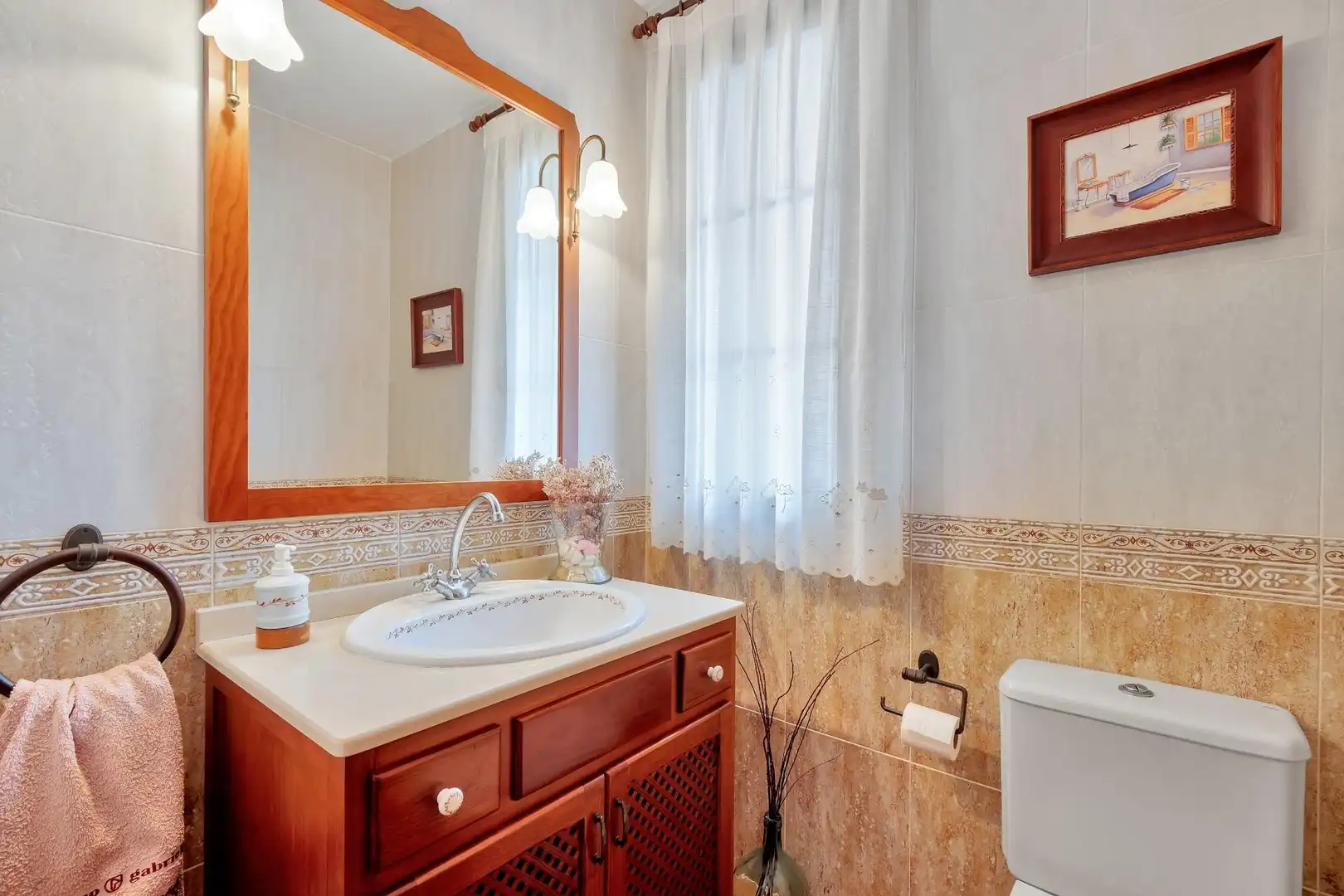 Baño de Casa o chalet en venta en Tibi con Calefacción, Jardín privado y Terraza