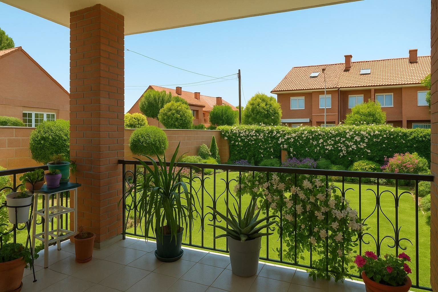 Terraza de Casa o chalet en venta en Fuente El Saz de Jarama con Calefacción, Jardín privado y Terraza