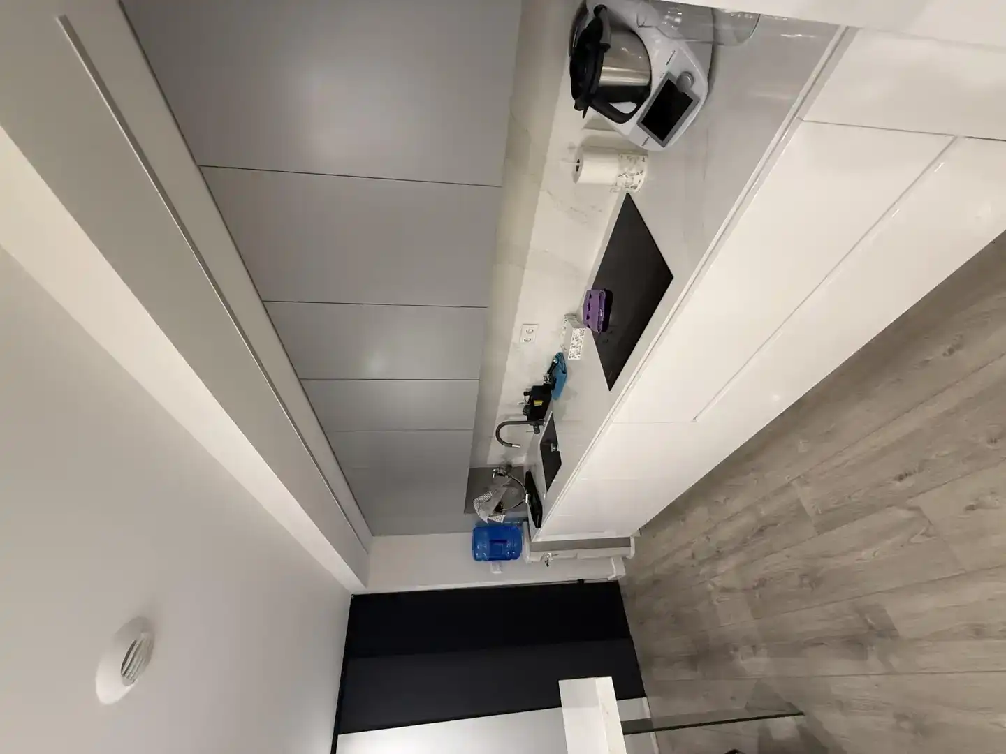 Küche von Wohnung zum Verkauf in Lorca mit Klimaanlage, Parkett und Abstellraum