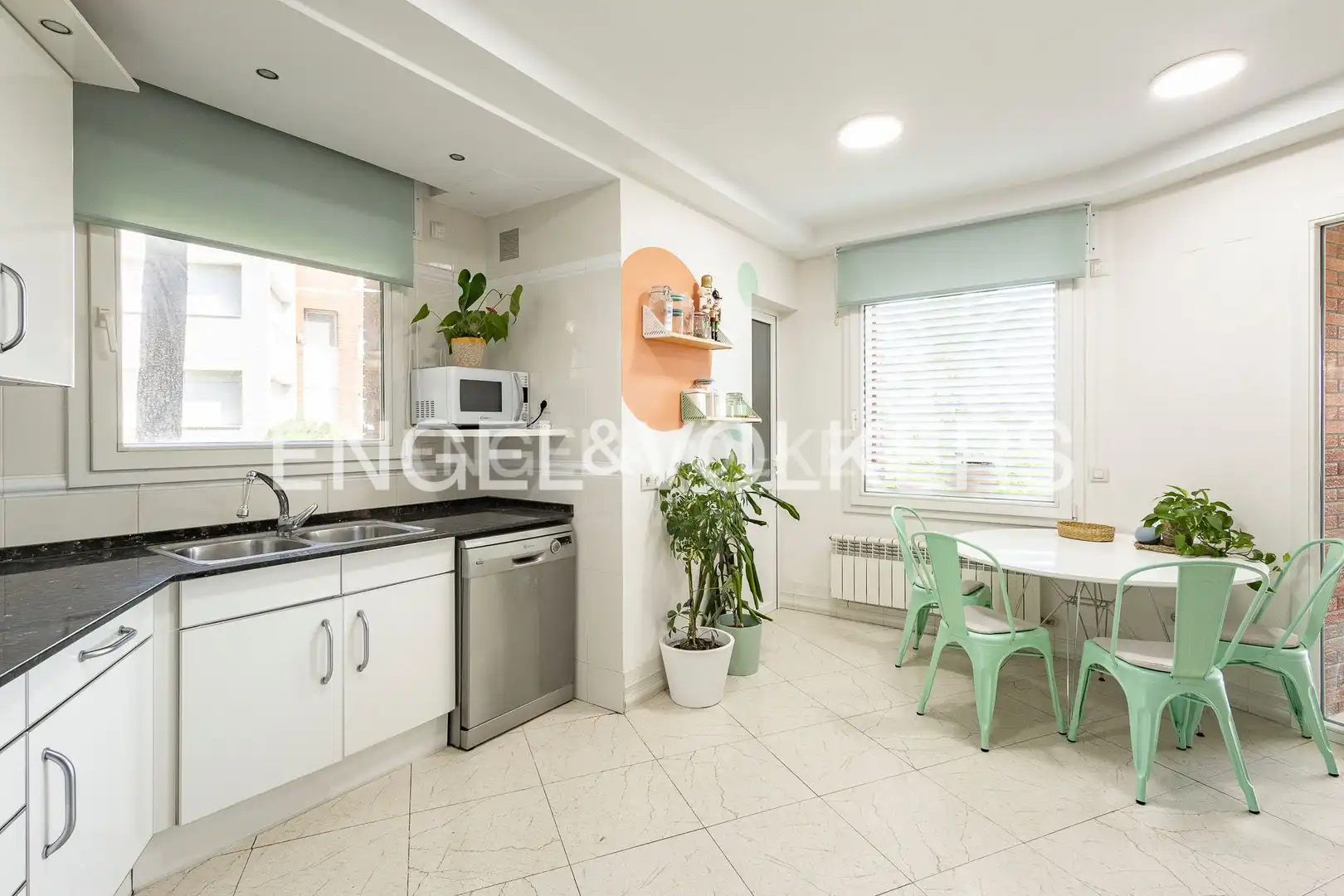 Küche von Wohnung zur Miete in Tarragona mit Klimaanlage, Heizung und Privatgarten