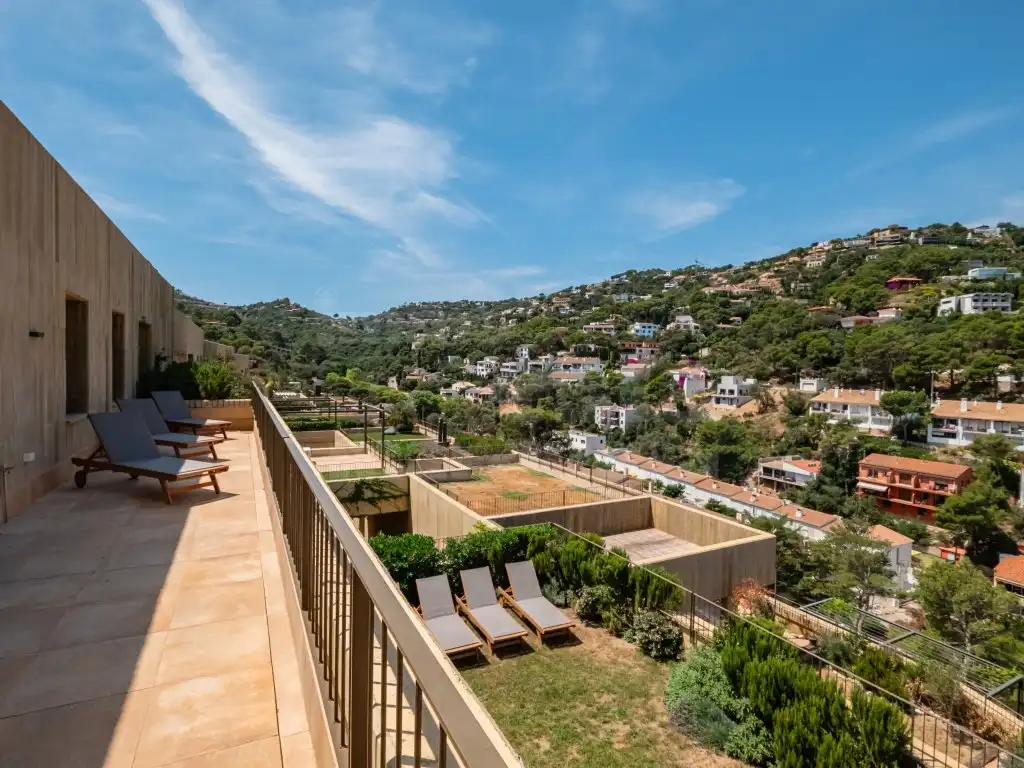 Terraza de Apartamento de alquiler en Begur