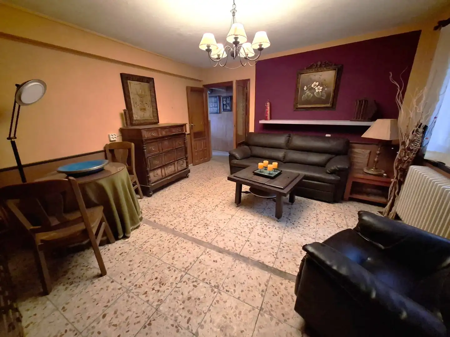Living room of Detached homes for sale in San Martín de Valdeiglesias  with Heating, Terrace and Furnished