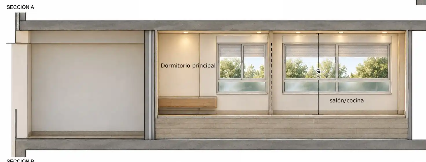 Erdgeschosswohnung mit Aufzug zum Verkauf in Rúa de Antonio Nieto Figueroa, imagen 3