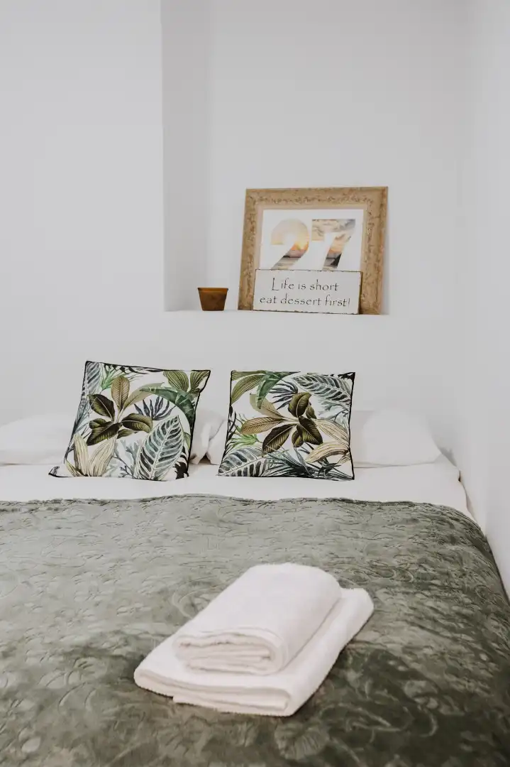 Bedroom of Apartments for rent in Calpe / Calp  with Air Conditioner, Heating and Parquet flooring