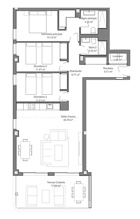 Apartament amb ascensor en venda a El Pinillo, imagen 18