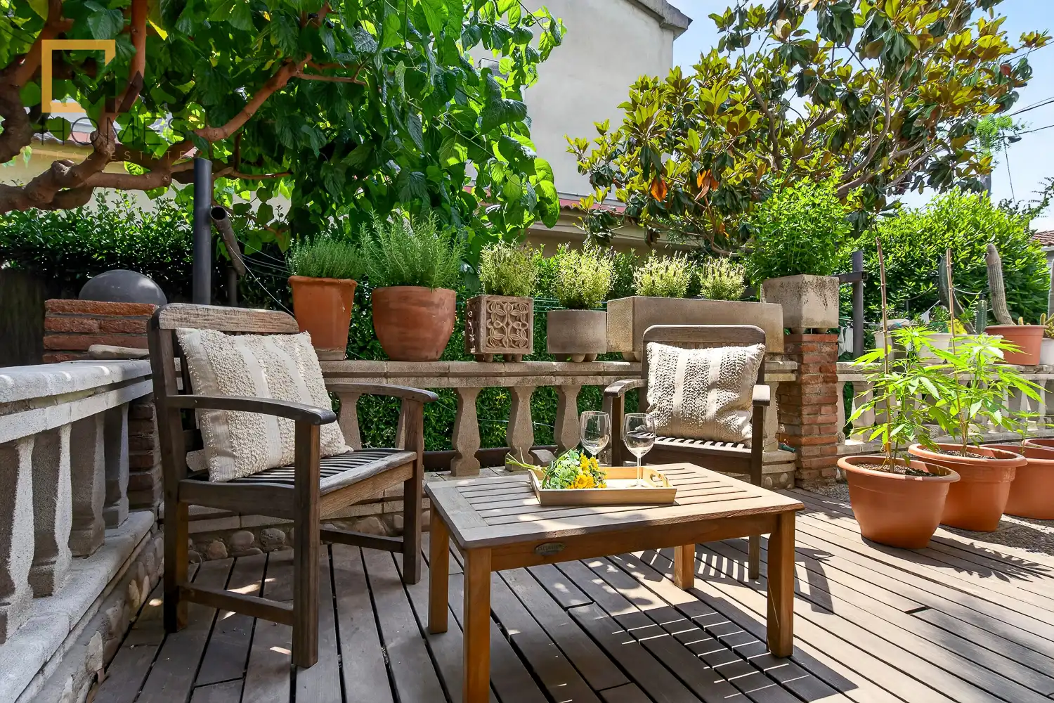 Terraza de Casa o chalet en venta en Parets del Vallès con Aire acondicionado, Calefacción y Jardín privado