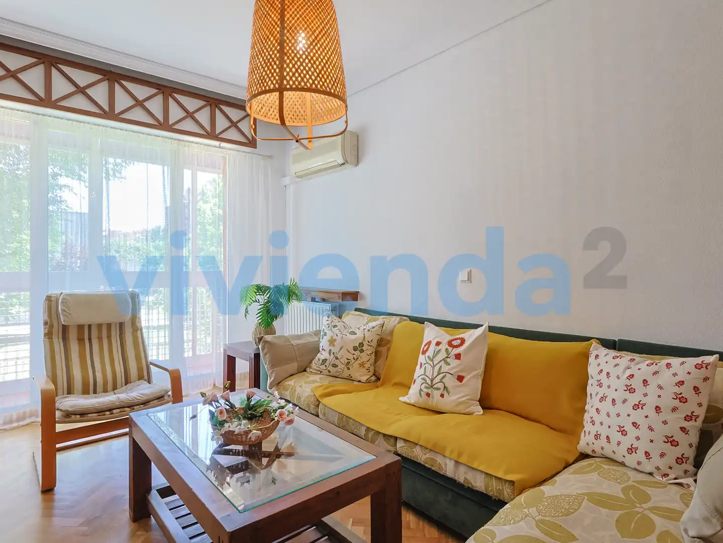 Sala de estar de Piso en venta en Madrid con Aire acondicionado, Calefacción y Balcón