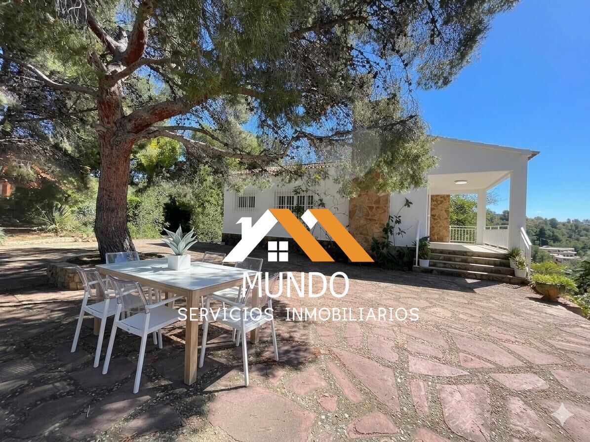 Exterior view of Houses for sale in Olocau  with Air Conditioner, Private garden and Terrace