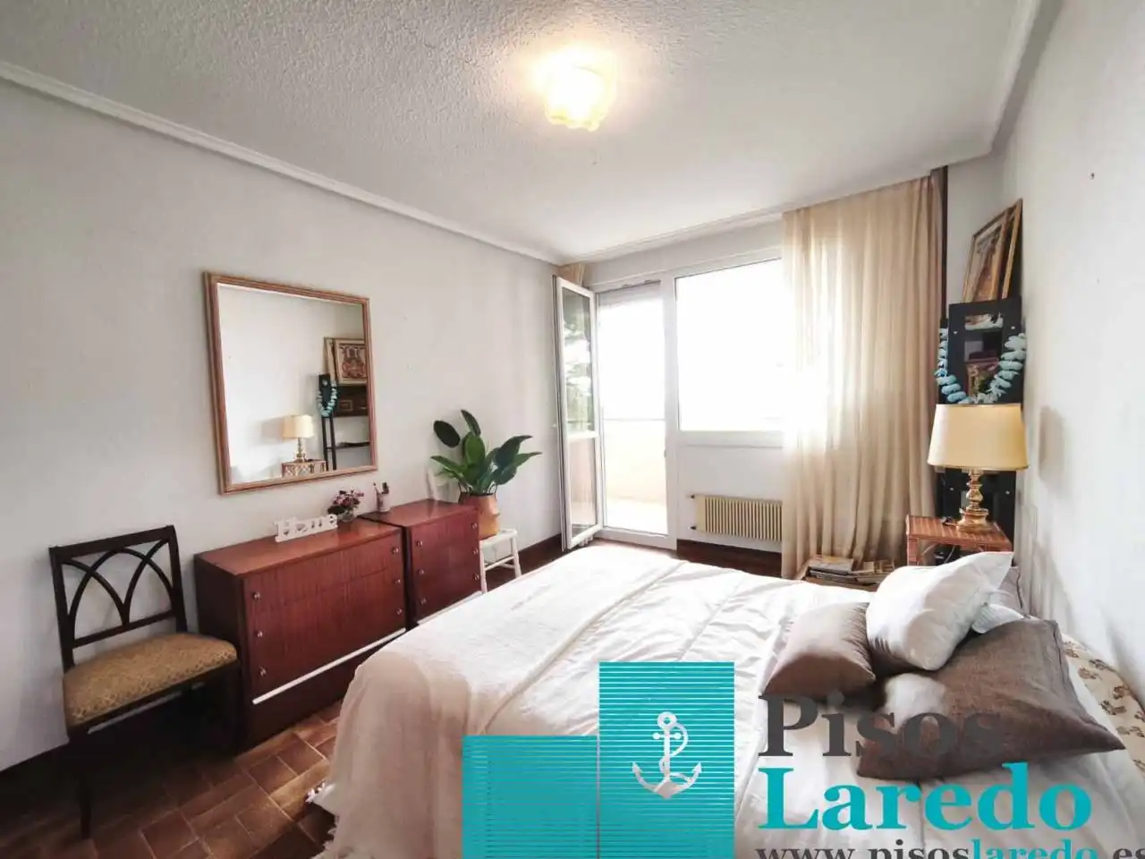 Bedroom of Flat for sale in Laredo  with Heating, Terrace and Balcony