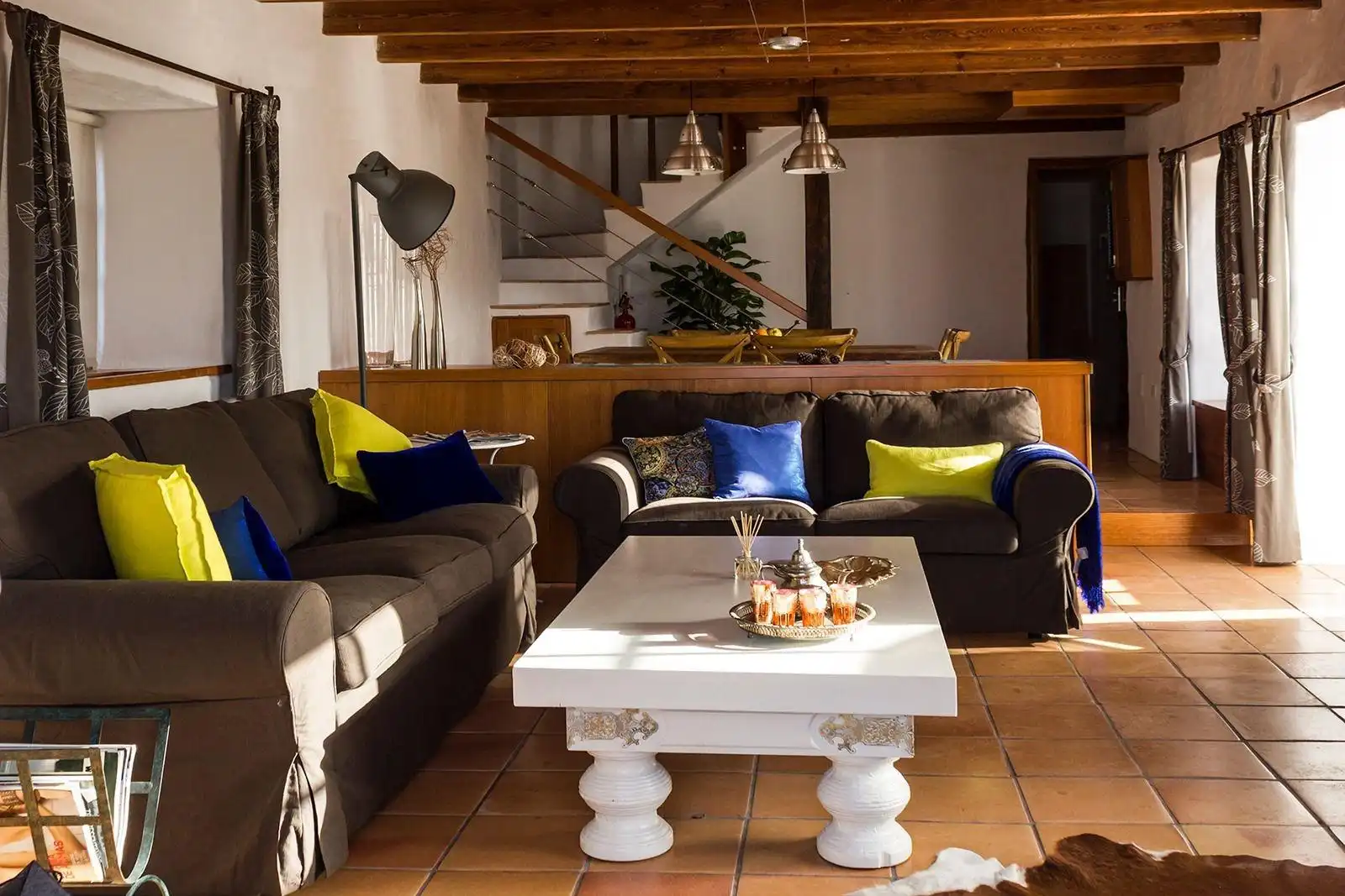 Wohnzimmer von Country house zum Verkauf in Santa Úrsula mit Privatgarten, Terrasse und Schwimmbad