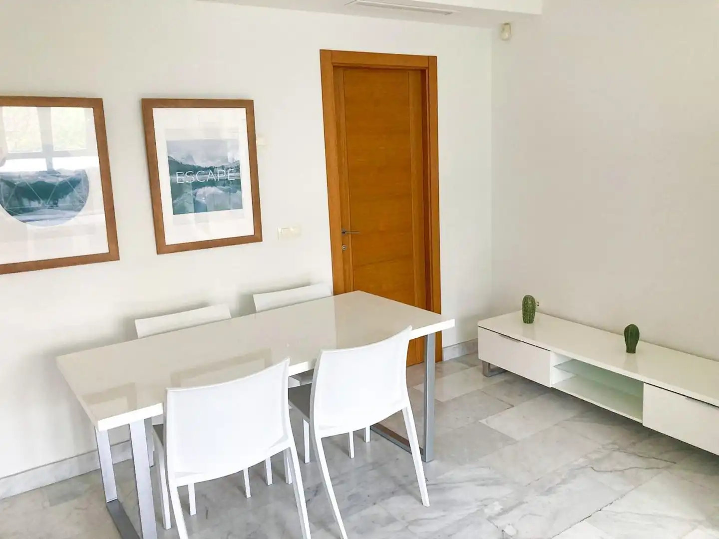 Esszimmer von Wohnung zur Miete in Valencia mit Heizung, Terrasse und Möbliert