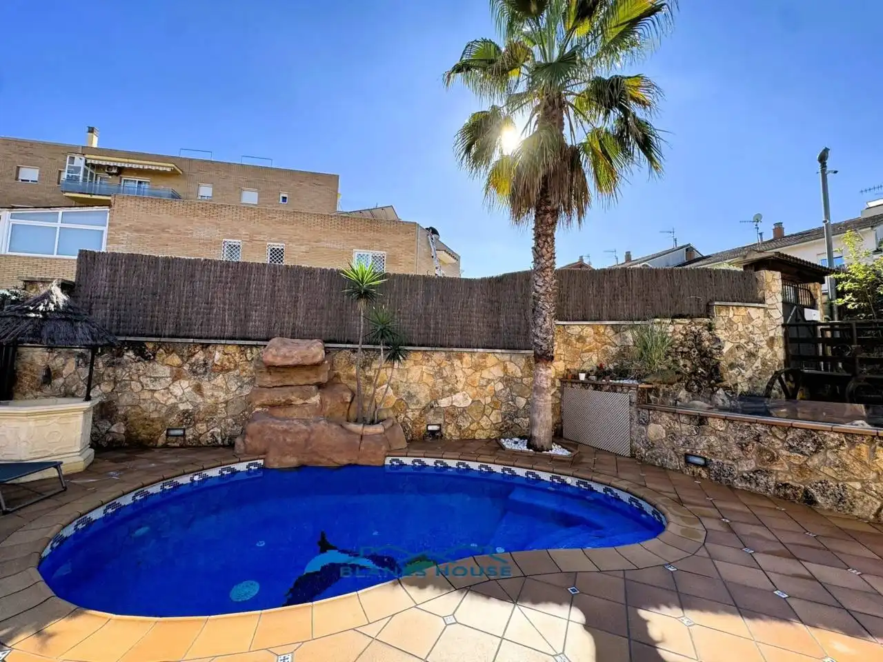Piscina de Casa o xalet en venda en Blanes amb Aire condicionat, Calefacció i Jardí privat