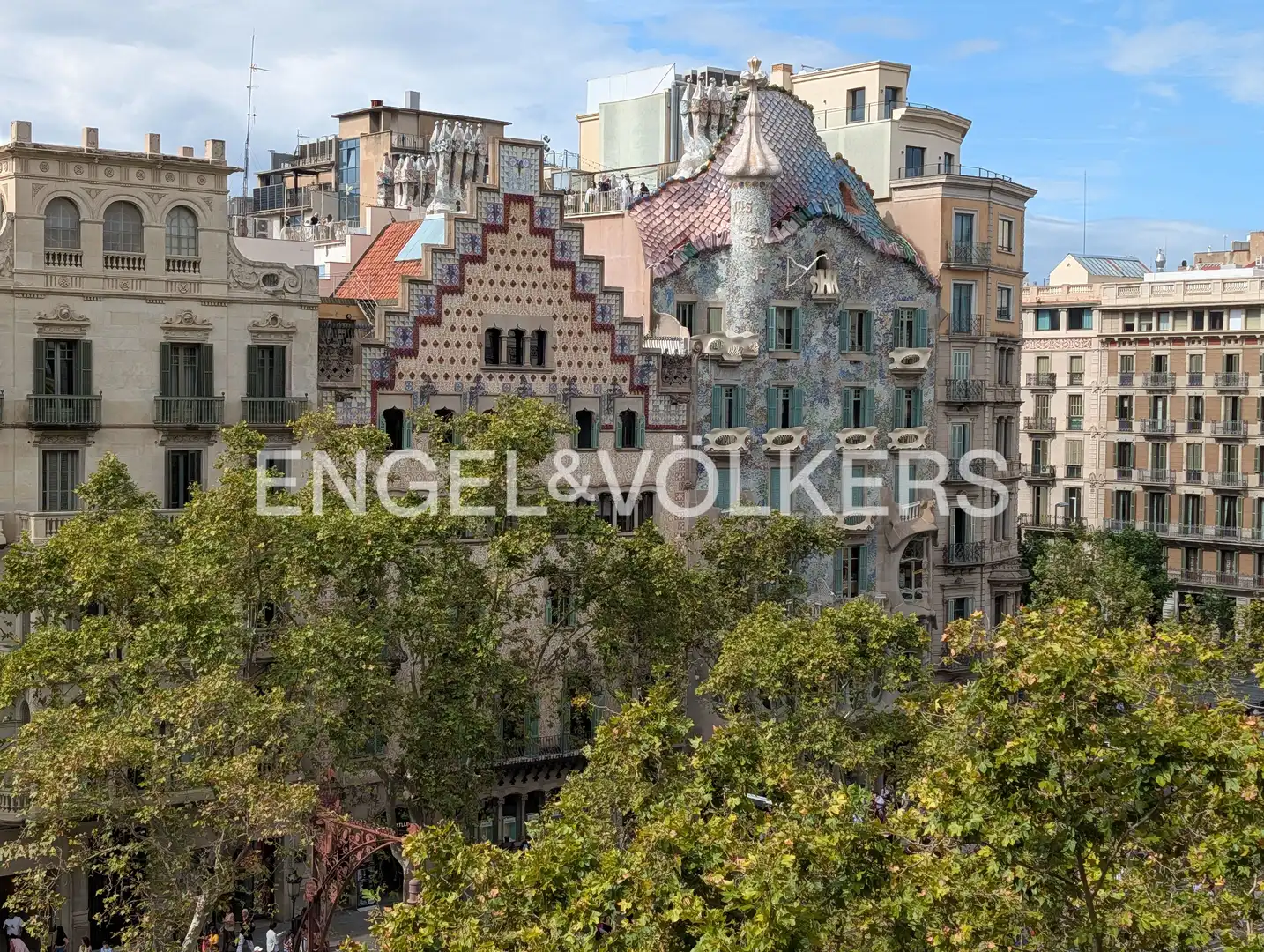 Vista exterior de Loft de alquiler en Eixample