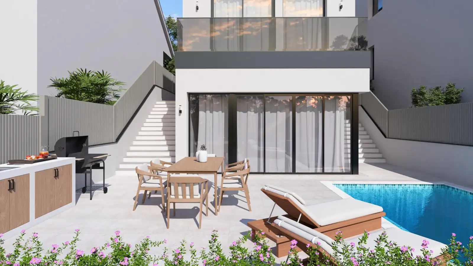 Terrassa de Casa o xalet en venda en Sant Quirze del Vallès amb Aire condicionat, Calefacció i Jardí privat