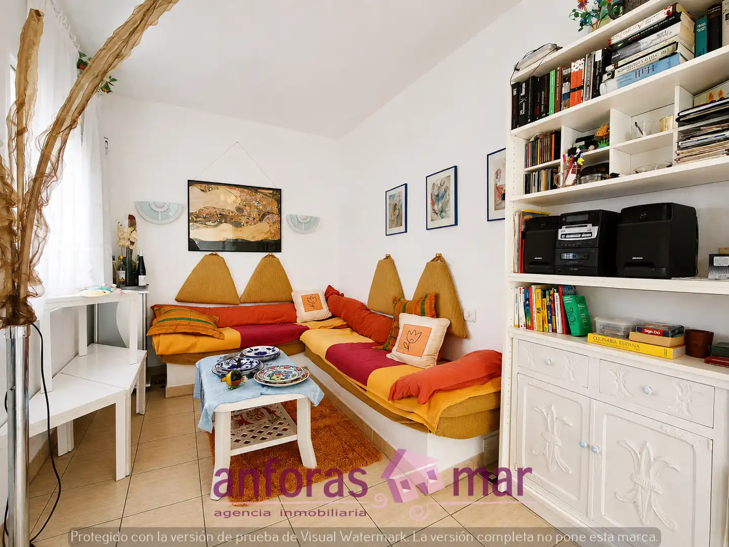 Wohnzimmer von Haus oder Chalet zum Verkauf in Torredembarra mit Klimaanlage, Heizung und Privatgarten