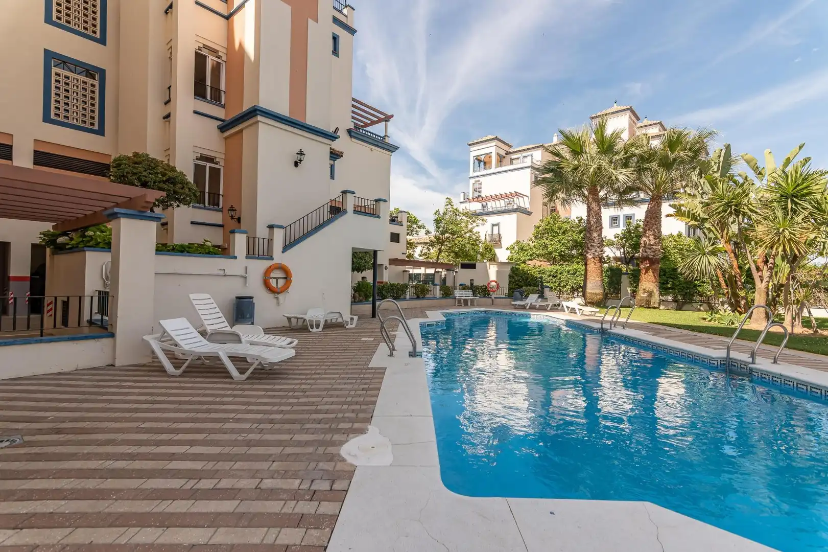 Piscina de Apartamento en venta en Ayamonte con Aire acondicionado, Calefacción y Jardín privado